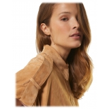 Dondup - Oversized Genuine Suede Shirt - Camel - Shirt - Luxury Exclusive Collection