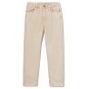 Dondup -  Jeans Cropped in Tela Slavata - Beige - Pantalone - Luxury Exclusive Collection