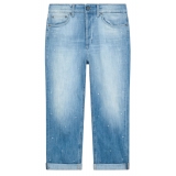 Dondup -  Jeans with Dot Light Appliqué Detail - Blue - Trousers - Luxury Exclusive Collection