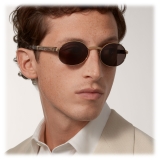 Cartier - Oval - White Horn Gold Grey Lenses - Première de Cartier Collection - Sunglasses - Cartier Eyewear