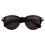 Cartier - Round - Black Grey Lenses - Première de Cartier Collection - Sunglasses - Cartier Eyewear