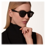 Cartier - Round - Black Grey Lenses - Première de Cartier Collection - Sunglasses - Cartier Eyewear