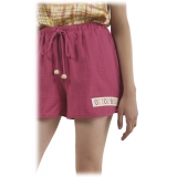 Ottod'Ame - Cotton Drawstring Shorts - Pink - Trousers - Luxury Exclusive Collection