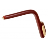 Cartier - Geometrica - Oro Lenti Bordeaux - Signature C de Cartier Collection - Occhiali da Sole - Cartier Eyewear