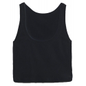 Ottod'Ame - Ribbed Short Tank Top - Black - Top - Luxury Exclusive Collection