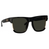 Linda Farrow - Lomas D-Frame Sunglasses in Black - LFL1438C1SUN - Linda Farrow Eyewear