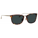 Linda Farrow - Men's Cassin D-Frame Sunglasses in Tortoiseshell - LFL1457C2SUN - Linda Farrow Eyewear