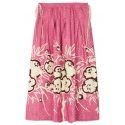 Ottod'Ame - Long Skirt in Floral Fantasy - Pink - Skirt - Luxury Exclusive Collection