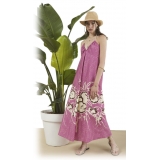 Ottod'Ame - Long Dress in Floral Pattern - Pink - Dresses - Luxury Exclusive Collection