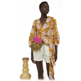 Ottod'Ame - Floral Fantasy Cotton Shirt - Orange - Shirt - Luxury Exclusive Collection