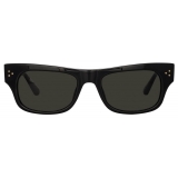 Linda Farrow - Men's Falck Rectangular Sunglasses in Black - LFL1448C1SUN - Linda Farrow Eyewear