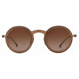 Giorgio Armani - Yuichi Toyama Sunglasses - Matte Bronze Gradient Brown - Sunglasses - Giorgio Armani Eyewear