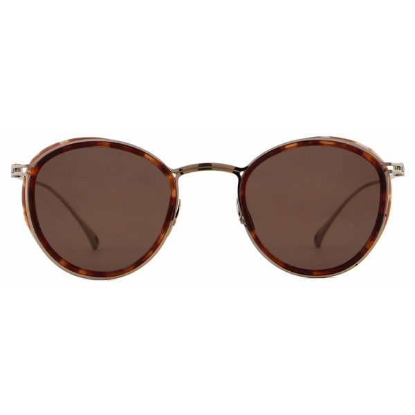 Giorgio Armani - Yuichi Toyama Sunglasses - Shiny Bronze Dark Brown - Sunglasses - Giorgio Armani Eyewear