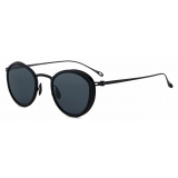 Giorgio Armani - Yuichi Toyama Sunglasses - Matte Black Dark Grey - Sunglasses - Giorgio Armani Eyewear