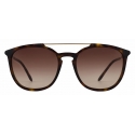 Giorgio Armani - Men’s Square Sunglasses - Matte Bronze Dark Brown - Sunglasses - Giorgio Armani Eyewear