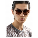 Giorgio Armani - Men’s Square Sunglasses - Matte Bronze Dark Brown - Sunglasses - Giorgio Armani Eyewear