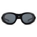 Giorgio Armani - Men’s Oval Sunglasses - Matte Black Grey - Sunglasses - Giorgio Armani Eyewear