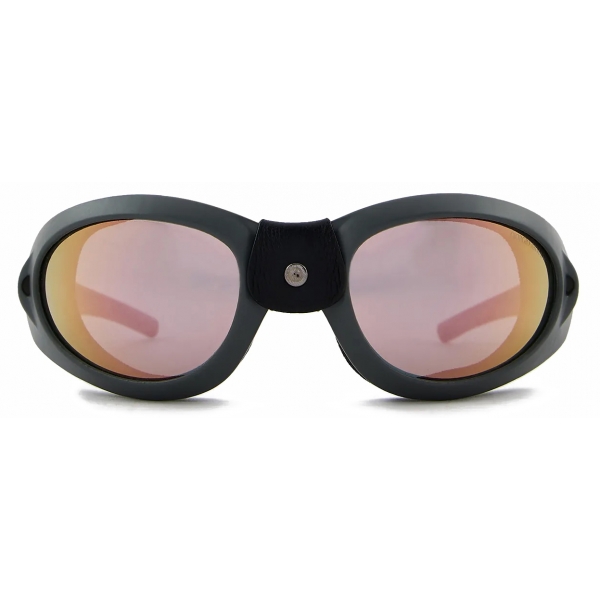 Giorgio Armani - Men’s Oval Sunglasses - Clay Brown Grey Rose Gold - Sunglasses - Giorgio Armani Eyewear