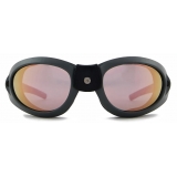 Giorgio Armani - Men’s Oval Sunglasses - Clay Brown Grey Rose Gold - Sunglasses - Giorgio Armani Eyewear