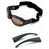Giorgio Armani - Men’s Oval Sunglasses - Clay Brown Grey Rose Gold - Sunglasses - Giorgio Armani Eyewear