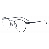 Giorgio Armani - Men’s Panto Optical Glasses - Matte Blue - Optical Glasses - Giorgio Armani Eyewear