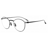 Giorgio Armani - Men’s Panto Optical Glasses - Matte Black - Optical Glasses - Giorgio Armani Eyewear