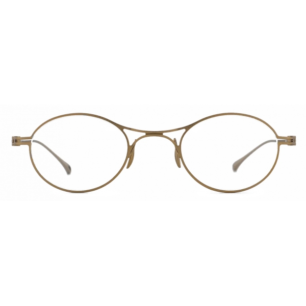 Giorgio Armani - Men’s Oval Optical Glasses - Matte Pale Gold - Optical Glasses - Giorgio Armani Eyewear