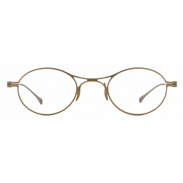 Giorgio Armani - Occhiali da Vista Uomo Forma Ovale - Oro Pallido Opaco - Occhiali da Vista - Giorgio Armani Eyewear