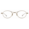 Giorgio Armani - Occhiali da Vista Uomo Forma Ovale - Oro Pallido Opaco - Occhiali da Vista - Giorgio Armani Eyewear