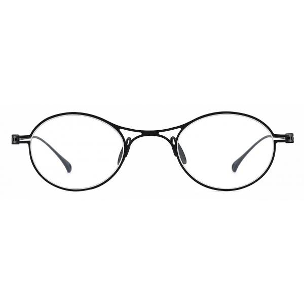 Giorgio Armani - Men’s Oval Optical Glasses - Matte Black - Optical Glasses - Giorgio Armani Eyewear