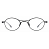 Giorgio Armani - Men’s Oval Optical Glasses - Matte Black - Optical Glasses - Giorgio Armani Eyewear
