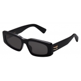 Bulgari - B.Zero1 - Rectangular Acetate Sunglasses - Black - B.Zero1 Collection - Sunglasses - Bulgari Eyewear