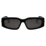 Bulgari - B.Zero1 - Rectangular Acetate Sunglasses - Black - B.Zero1 Collection - Sunglasses - Bulgari Eyewear