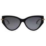 Bulgari - Serpenti - Cat Eye Acetate Sunglasses - Black - Serpenti Collection - Sunglasses - Bulgari Eyewear