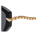 Bulgari - Serpenti - Cat Eye Acetate Sunglasses - Black - Serpenti Collection - Sunglasses - Bulgari Eyewear