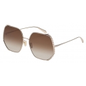 Bulgari - Serpenti - Geometric Metal Sunglasses - Brown - Serpenti Collection - Sunglasses - Bulgari Eyewear