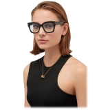 Bulgari - B.Zero1 - Geometric Acetate Optical Glasses - Black - B.Zero1 Collection - Optical Glasses - Bulgari Eyewear