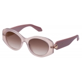 Bulgari - Serpenti - Occhiali da Sole Ovale in Acetato - Rosa - Serpenti Collection - Occhiali da Sole - Bulgari Eyewear