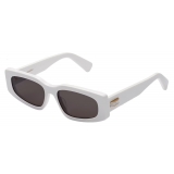 Bulgari - B.Zero1 - Rectangular Acetate Sunglasses - Ivory - B.Zero1 Collection - Sunglasses - Bulgari Eyewear