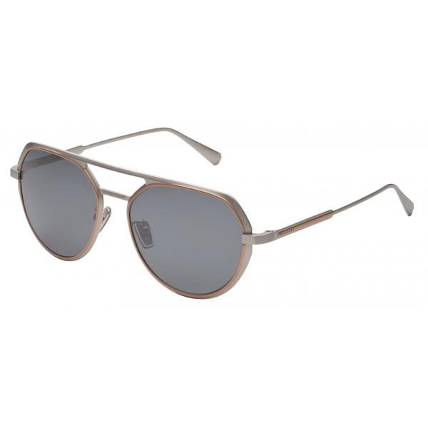 Bulgari - Octo Finissimo - Aviator Titanium Sunglasses - Grey - Octo Finissimo Collection - Sunglasses - Bulgari