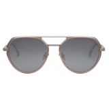 Bulgari - Octo Finissimo - Aviator Titanium Sunglasses - Grey - Octo Finissimo Collection - Sunglasses - Bulgari