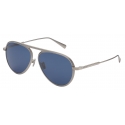 Bulgari - Octo Finissimo - Aviator Titanium Sunglasses - Grey Blue - Octo Finissimo Collection - Sunglasses - Bulgari Eyewear