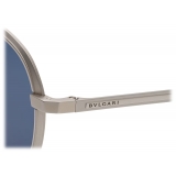 Bulgari - Octo Finissimo - Aviator Titanium Sunglasses - Grey Blue - Octo Finissimo Collection - Sunglasses - Bulgari Eyewear