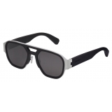 Bulgari - Bvlgari Aluminum - Aviator Aluminum Sunglasses - Black - Bvlgari Aluminum Collection - Sunglasses