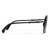 Chanel - Occhiali da Sole Pantos - Nero - Chanel Eyewear