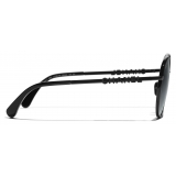 Chanel - Pantos Sunglasses - Black - Chanel Eyewear