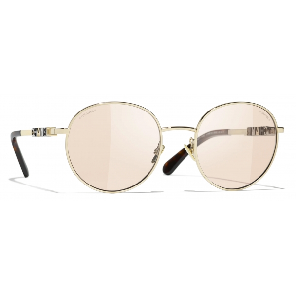 Chanel - Pantos Sunglasses - Gold Brown - Chanel Eyewear