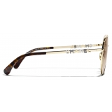 Chanel - Pantos Sunglasses - Gold Brown - Chanel Eyewear