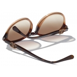 Chanel - Pantos Sunglasses - Tortoiseshell Brown - Chanel Eyewear