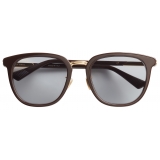 Bottega Veneta - Forte Square Sunglasses - Brown Blue - Sunglasses - Bottega Veneta Eyewear